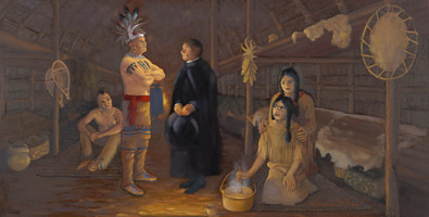 Tekakwitha’s First Encounter with the Black Robes - 1667