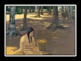 Tekakwitha Working on Crafts - 1666